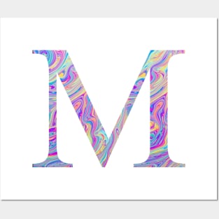 Mu Sorority Letter Sticker Posters and Art